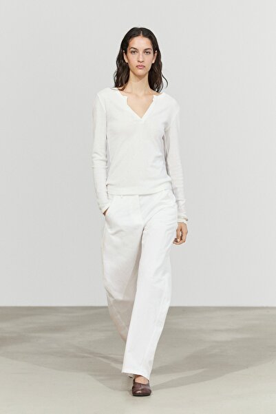 Massimo Dutti Pamuklu kargo pantolon