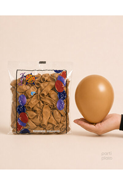HBK Balon بالونات باستيل 05 بوصة هبك كراميل 100 قطعة