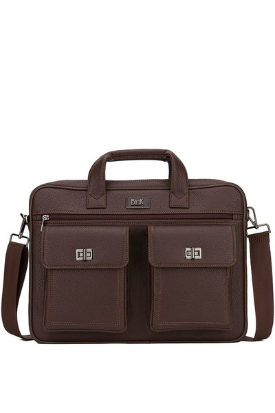 Bilik Deri Kahve Rölax Unisex Laptop & Evrak Çantası Crl V-40