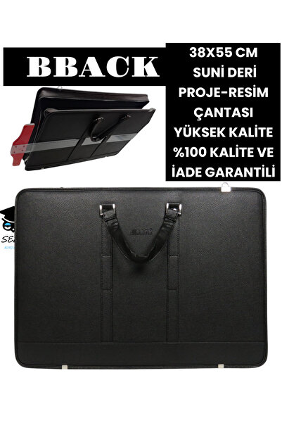 SEYFİKİRTASİYE 38X55 CM  SUNİ DERİ PROJE-RESİM ÇANTASI YÜKSEK KALİTE %100 KAL...