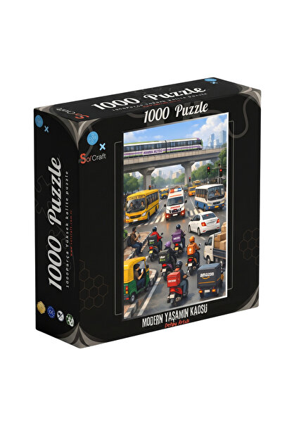 Soi Craft 1000 Piece Puzzle Modern Chaos of Life # 6555