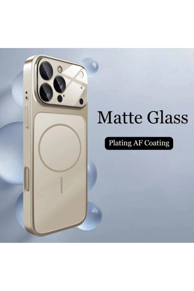 Chinastore AG Glass Nano Matte Magnetic Case For iPhone 17 Pro Max Phone Case...