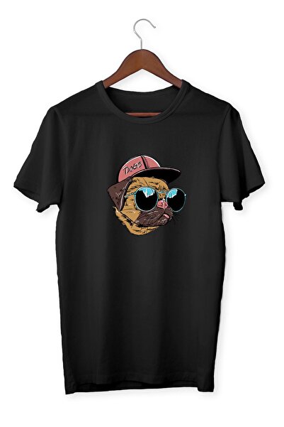 IvırZıvır Μπλουζάκι Unisex Μαύρο με στάμπα Cool Dog