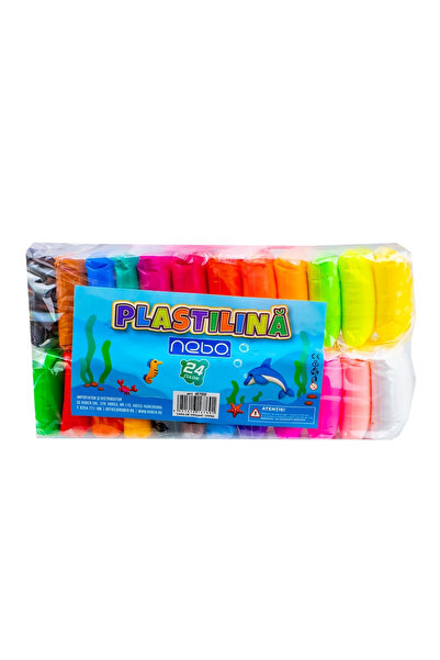 NEBO Plastilina 24 culori/punga -