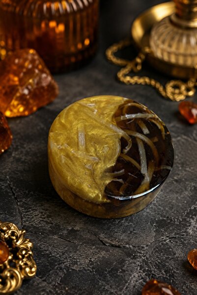 Yexse Dark Amber Sabunu El Yapımı Doğal Yoğun Amber Kokulu Katı Sabun