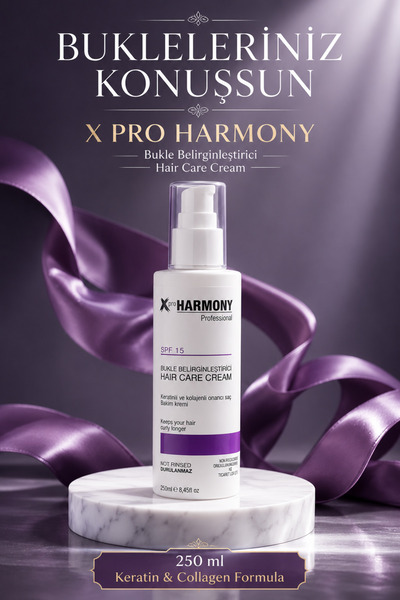 X Pro Harmony Spf 15 Leave-In Curl Defining Hair Care Cream 250 ml