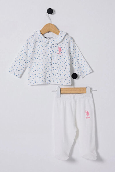 Polo U.S. Polo Baby Set of 2 Usb2433 White-Blue