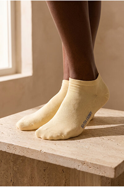 Katia&Bony Unisex Step Çorap Hardal