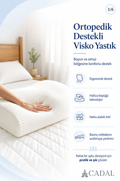 A Cadal Ortapedik destekli visko yastık eko serisi