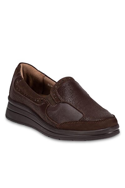 Forelli 21327-H Faye Brown Women's Genuine Leather Shoes