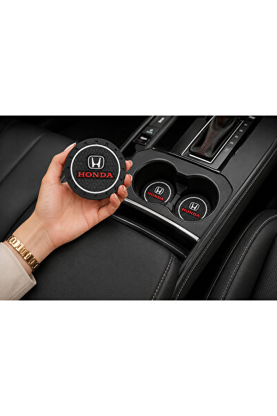 Generic Brand Silicone Coasters Set of 2 Compatible with Honda Civic City Jazz