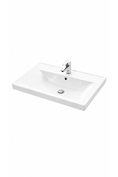 LAPİNO SAVA ETEJERLİ LAVABO BEYAZ (2070)