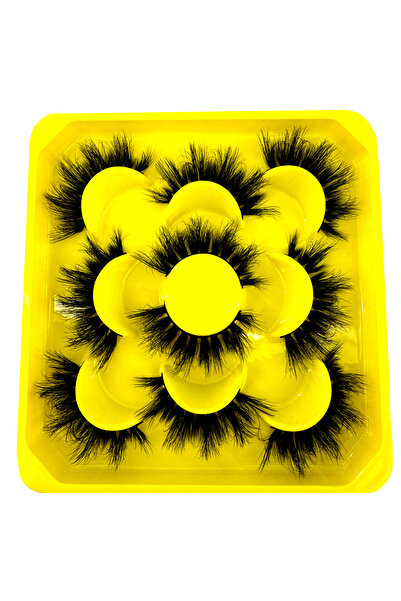 Choice3 5pairs-W016 MKYDCG New Fluffy long lashes 3D Faux Mink Lashes Natural...