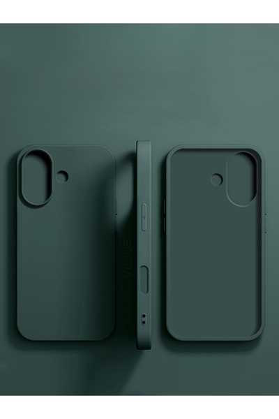 choice2 iPhone17 Pro Black Green Luxury Silicone Case for iPhone 17 16 14 12 ...