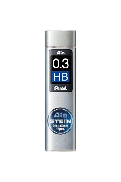 Pentel Ain Stein Hi-Polymer Tip 0,3mm N:Hb 15 Pieces