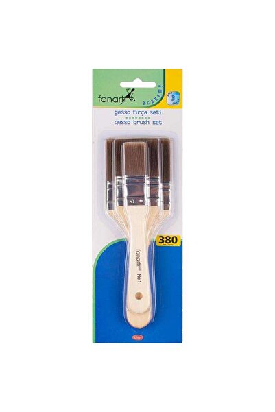 Fanart Set of 3 Gesso Brushes