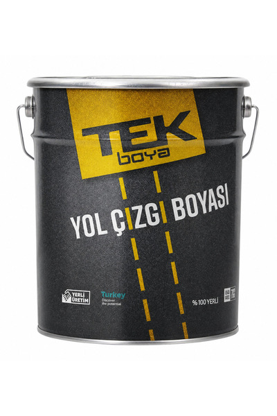 TEK BOYA Yol Çizgi Boyası 12L Beyaz