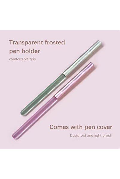 Choice 2 pieces 2-Pack/Pink Round Head/Green Flat Head, High-End Specialized ...