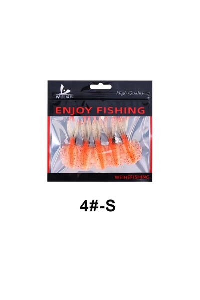 Choice Color4 S WEIHE （5pcs） 7cm/2g 10.5cm/7g Soft Fishing Lure Squid Fishing...