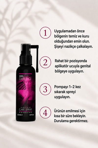 DR HADI Miss Darling Women Intim Care Spray 50 ml – İntim Bölge Bakım Spreyi