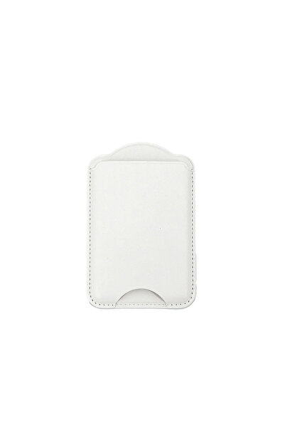 Choice1 White For Magsafe Magnetic PU Leather Card Holder Wallet Cards Case F...