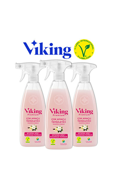 Viking Premium Çok Amaçlı Yasemin & Vanilya 750 Ml 3 Adet