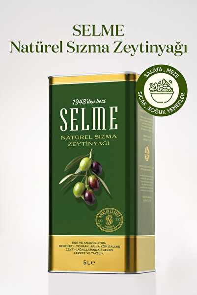 SELME NATÜREL SIZMA ZEYTİNYAĞI 5 LT