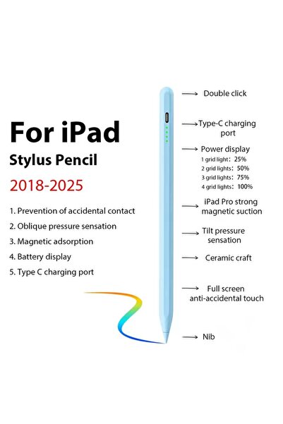choice2 BLUE Universal Stylus - Touch Screen Pen Pencil Compatible For iPad etc