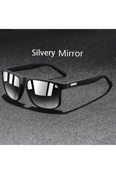 Choice SilveryMirror Fashion Colorful Classic stripes design Sunglasses Men W...