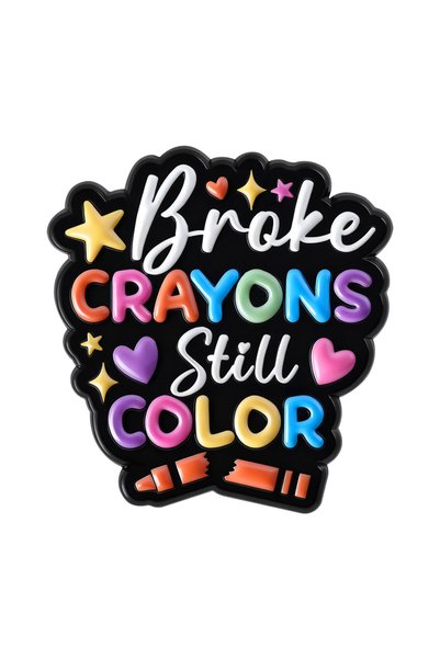 Choice7 UVXZ191 Teacher Quotes Enamel Pins Custom Cat Black Board Pencil Broo...