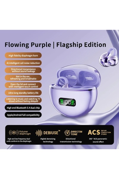 Choice new M79 - purple Hot Selling New M79 Wireless Bluetooth Smart Touch Cl...