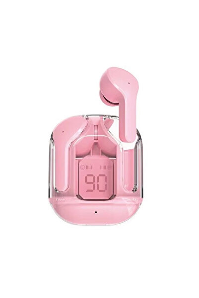 Choice4 Pink AIR31-Wireless Bluetooth Earphone Transparent HIFI Headphones LE...