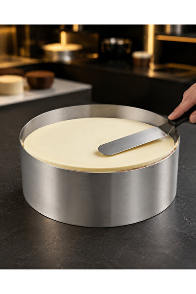 intime endüstriyel mutfak Pasta Çemberi - Argon Kaynaklı - Çap 20 cm Yüksekli...