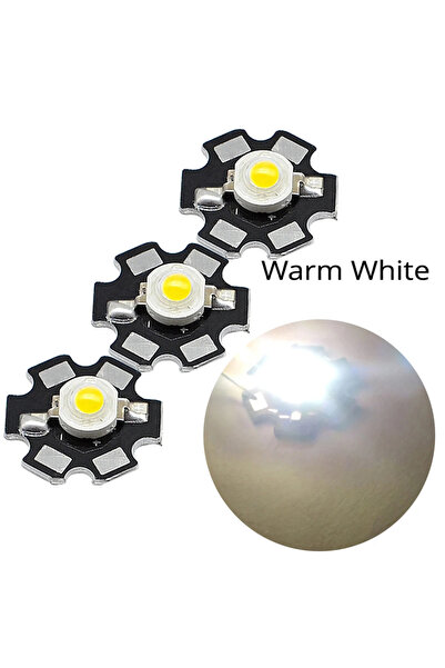 Choice 3W Warm White 3000K 10X 20mm 3V 1W 3W High Power Chip Light Bead White...
