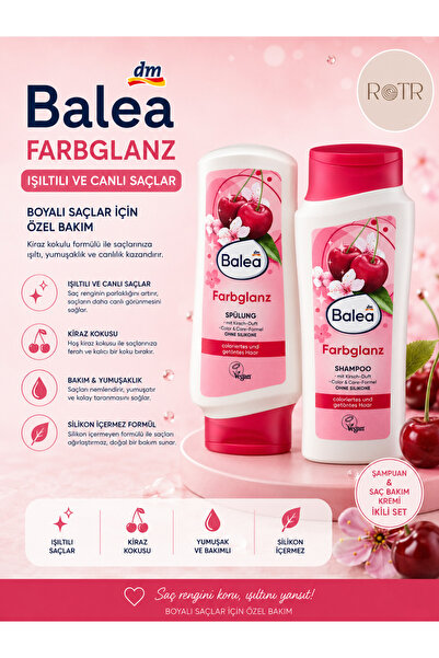 BALEA şampuan ve saç kremi