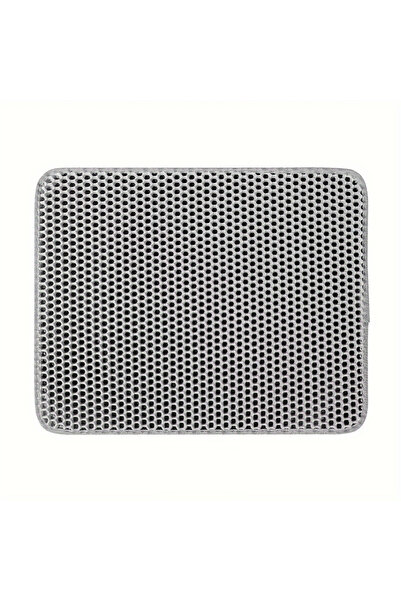 Choice M-55X75cm Gray 1Pc Large Size Cat Litter Mat-Advanced Honeycomb Double...