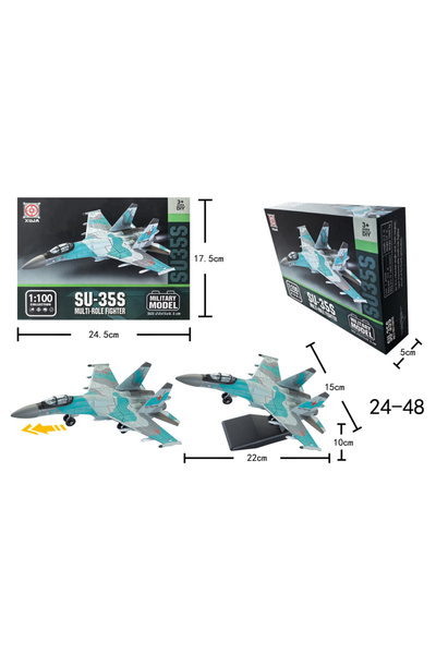 Choice3 مجموعة بناء نموذج مصغر بدون صندوق: SU35S، F14 توم كات، J-35، صاروخ DF...