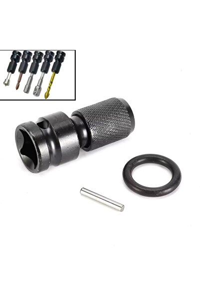 Choice Drill Chuck Converter Socket Adapter Hex Shank 1/2"Drive To 1/4" Impac...
