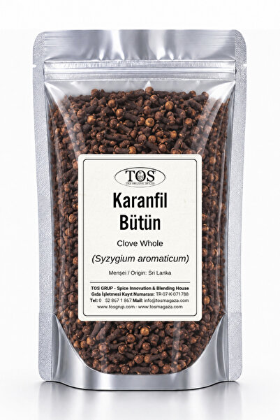 TOS The Organic Spices Karanfil Bütün 50 gr (1. KALİTE) Syzygium Aromaticum /...