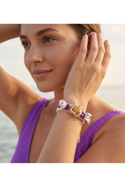 ORENDAJEWELRY Bohem Esintisi - Gerçek ve Doğal Kristal Taşlı Camel Deri Krem ...