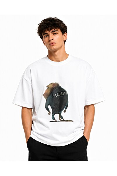 Inscriptie Unisex Βαμβακερό T-Shirt Υψηλής Ποιότητας  "Gorilla Security "