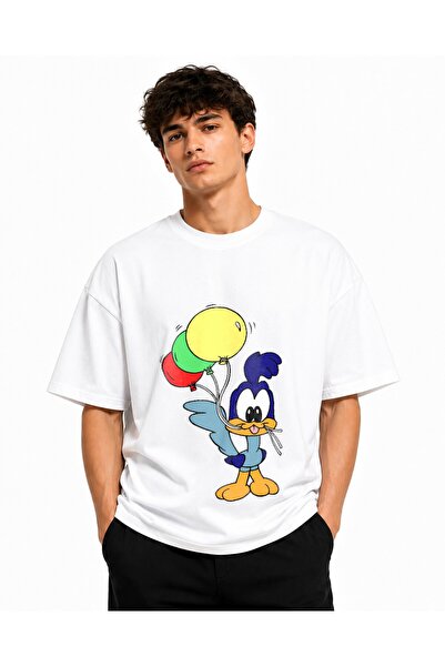 Inscriptie Ουνισέξ Βαμβακερό T-Shirt Υψηλής Ποιότητας  "Road Runner baby "