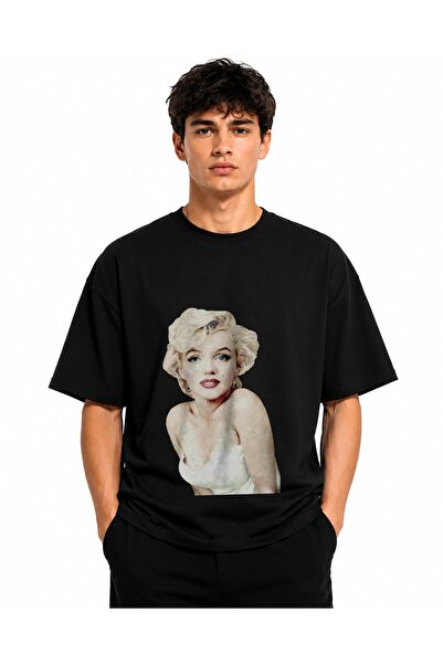 Inscriptie Tricou Unisex Bumbac Premium Casual " Marilyn Monroe darwing "