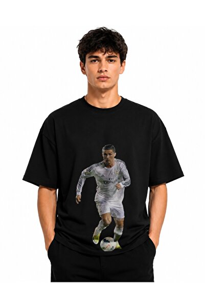 Inscriptie Unisex Βαμβακερό T-Shirt Υψηλής Ποιότητας  "Κριστιάνο Ρονάλντο - Ν...