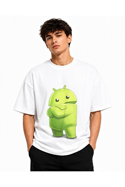 Inscriptie Tricou Unisex Bumbac Premium Casual " Android Repair "