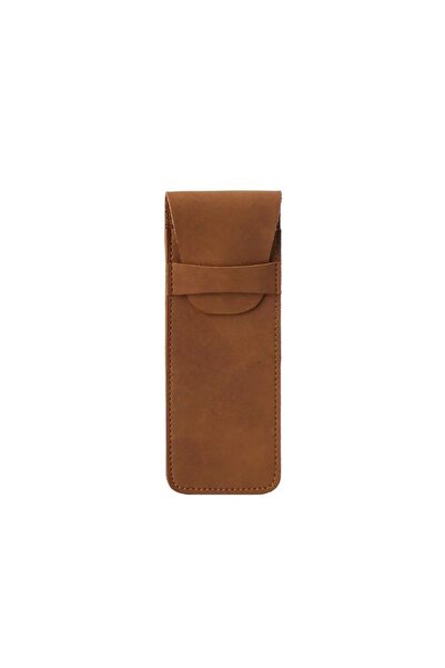 Choice1 Brown Vintage Frosted PU Leather Flap Pen Case High-end Fountain Pen ...