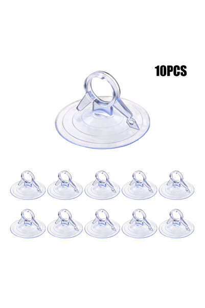 Choice1 Transparent 10 PCS 45mm Diameter Strong Sucker Pull Ring Dovetail Aut...
