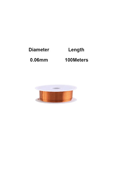 Choice3 1 roll 0.06mm 100m 1/3 Rolls Coppers Wire 0.06mm-1.2mm Cable Coppers ...