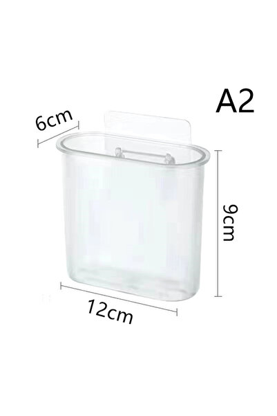 Choice A2 Wall Mount Toothbrush Holder For Bathroom Self Adhesive Wall Mounte...