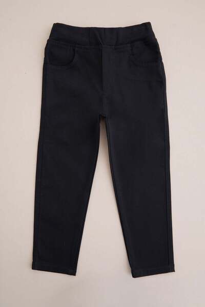 Fulla Moda Dječje unisex pantalone od gabardina sa vezanim strukom